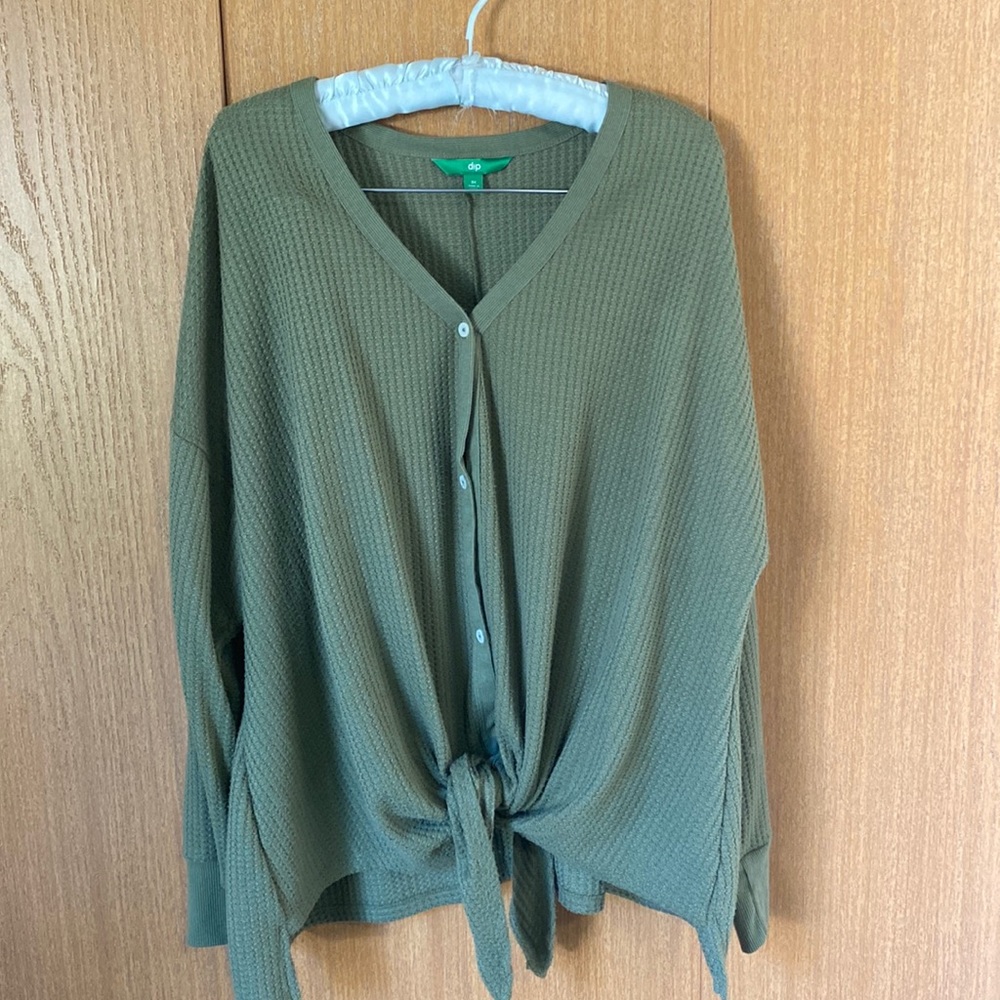 Green Cardigan